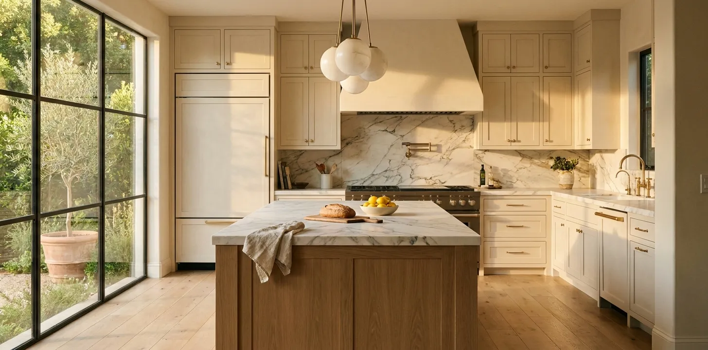 A renovated open-plan kitchen in an Arcadia ranch — the kind of project this guide is written around.